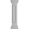 Ekena Millwork 8"W x 40"H Straight Newel Post with Panel, Peaked Capital & Base Trim (Installation kit included) NWL08X40SPP0B0 - alternate 7